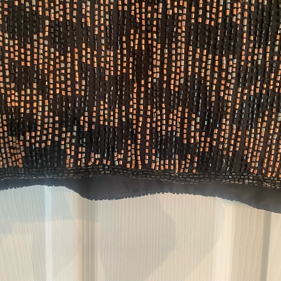 VINTAGE Stenay 100% silk Leopard print beaded crew neck short sleeve top - Picture 4 of 12